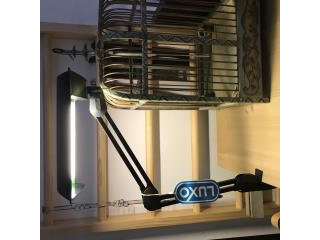 LUXO Lampada a morsetto colore NERO mod. FAS-410 designer J. Houghton